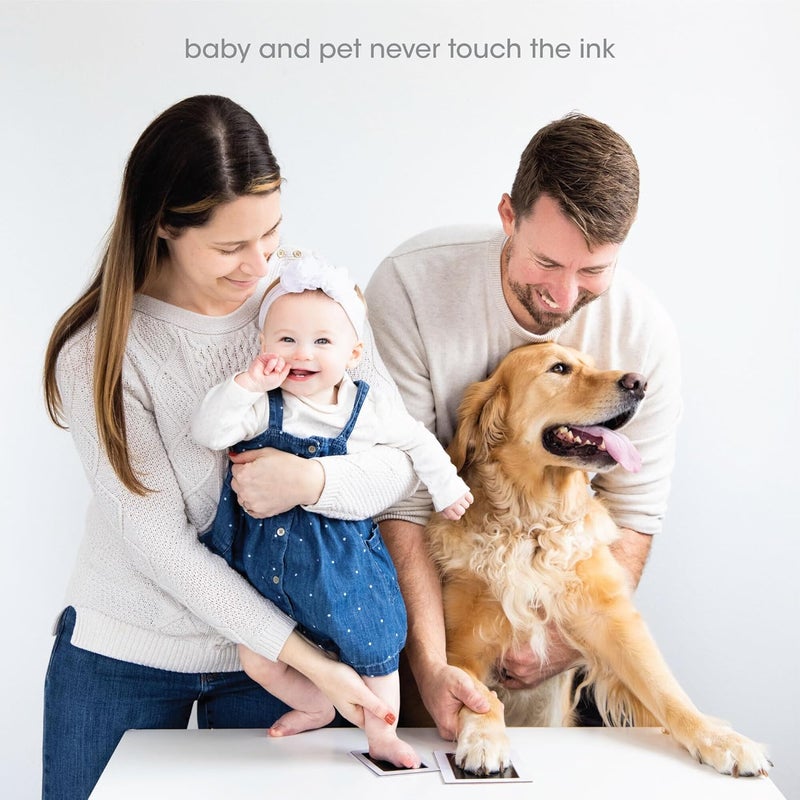 Pear Head 4-Pack Clean-Touch Ink Pad Kit, Mess-Free Inkless Hand and Footprint Kit, Baby Foot Printing Kit, Cat and Dog Paw Print Kit, Suitable for Babies and Pets - Image 3
